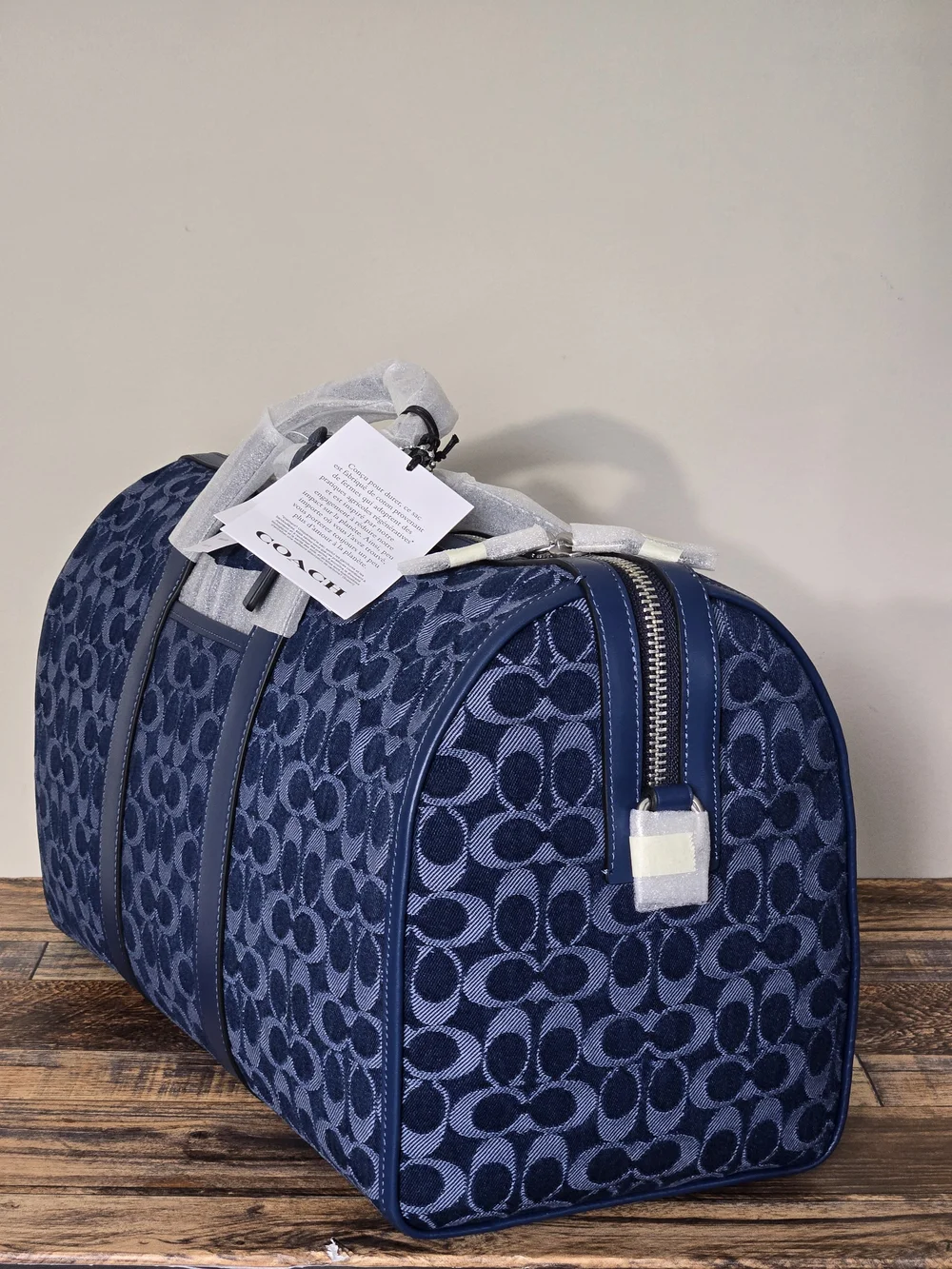 Coach Gotham Duffle Bag 45 In Signature Denim